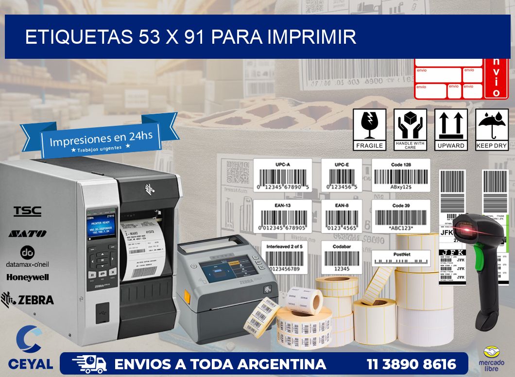 ETIQUETAS 53 x 91 PARA IMPRIMIR