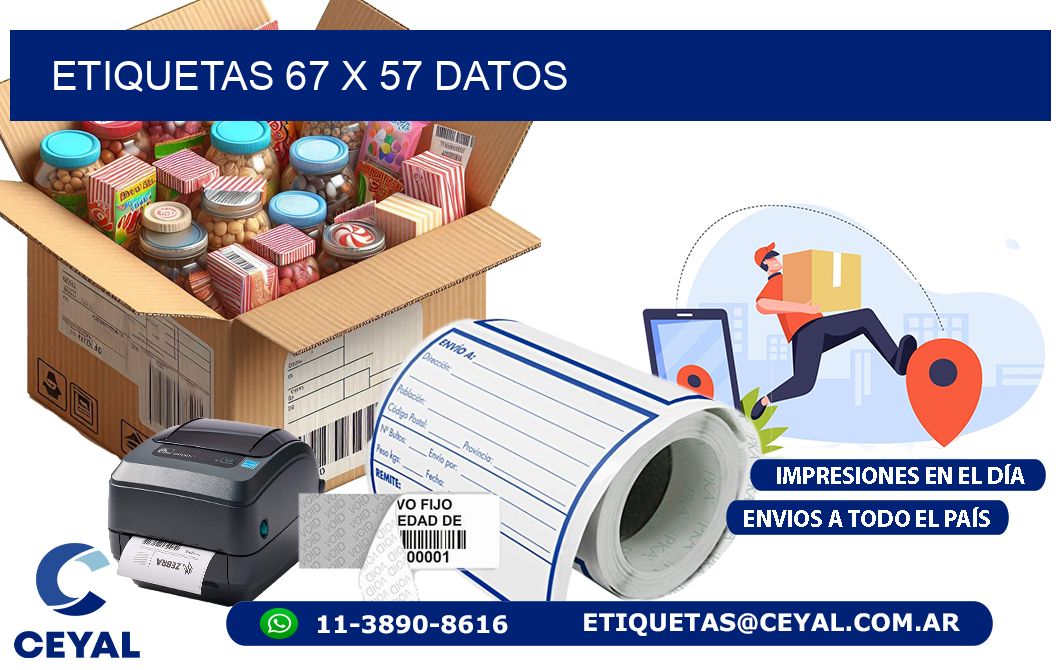 ETIQUETAS 67 x 57 DATOS