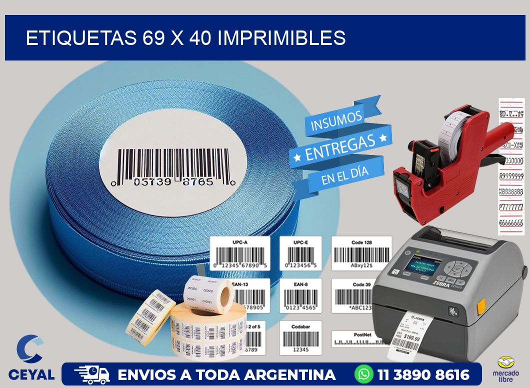 ETIQUETAS 69 x 40 IMPRIMIBLES