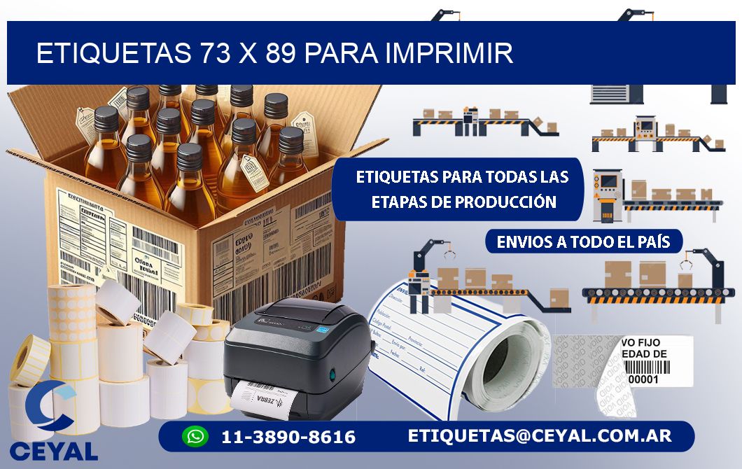 ETIQUETAS 73 x 89 PARA IMPRIMIR