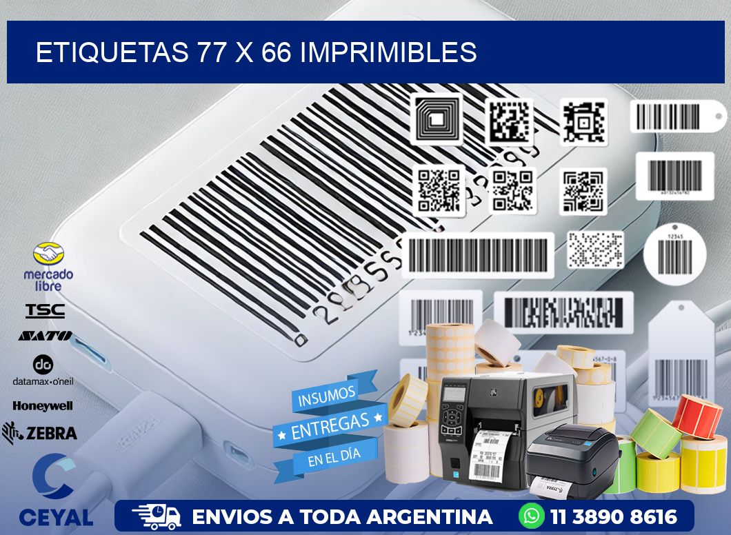 ETIQUETAS 77 x 66 IMPRIMIBLES