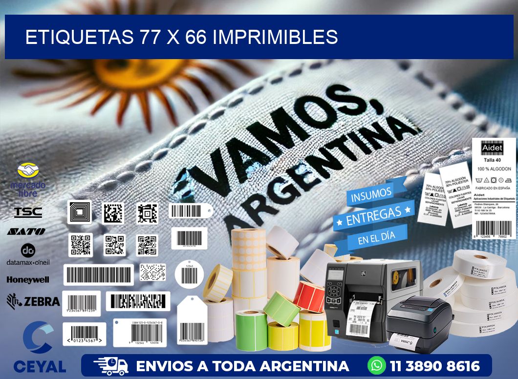 ETIQUETAS 77 x 66 IMPRIMIBLES