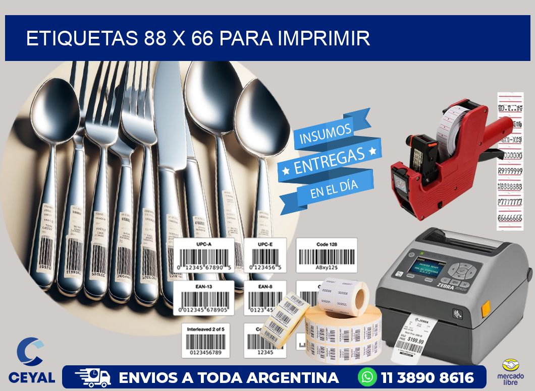 ETIQUETAS 88 x 66 PARA IMPRIMIR