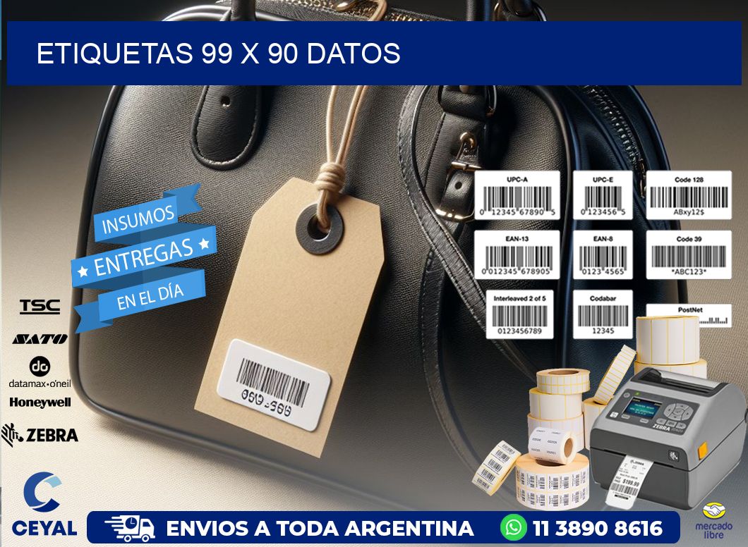 ETIQUETAS 99 x 90 DATOS