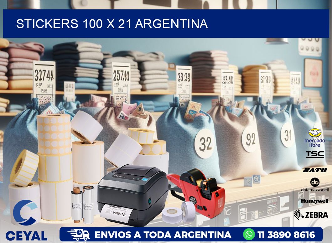 STICKERS 100 x 21 ARGENTINA