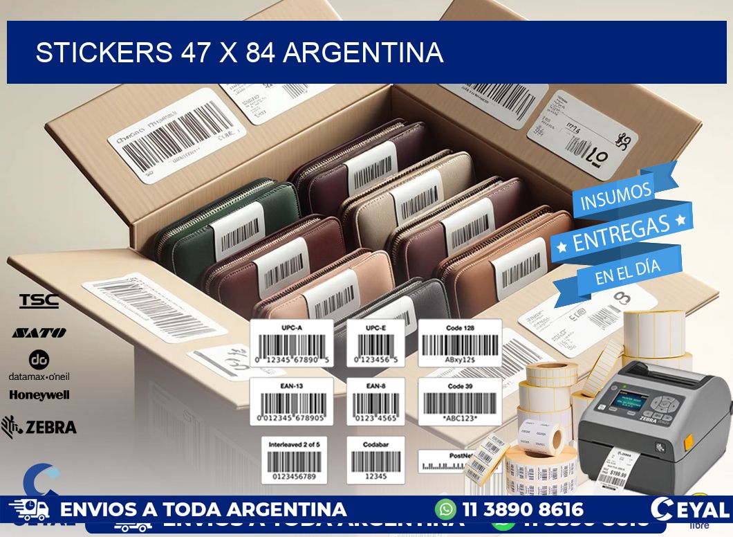 STICKERS 47 x 84 ARGENTINA