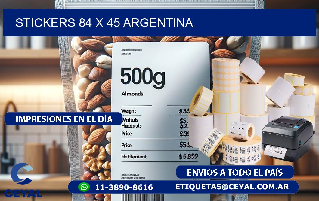 STICKERS 84 x 45 ARGENTINA