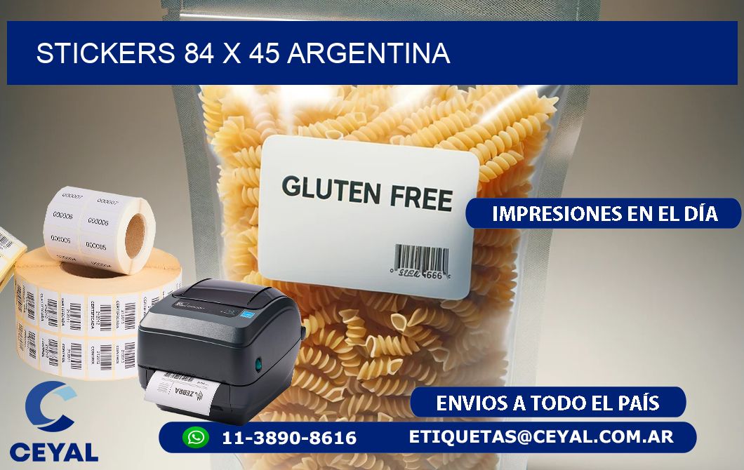 STICKERS 84 x 45 ARGENTINA