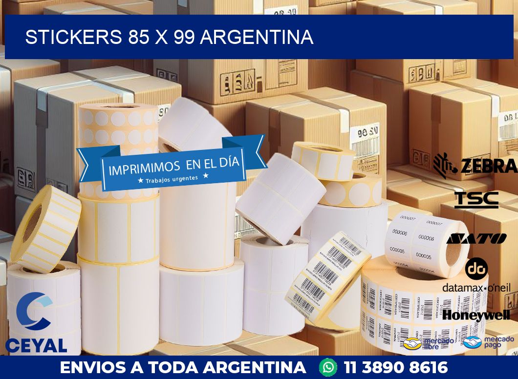 STICKERS 85 x 99 ARGENTINA