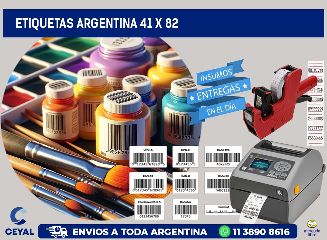 etiquetas argentina 41 x 82