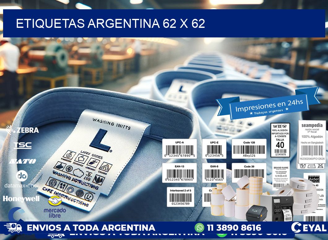 etiquetas argentina 62 x 62