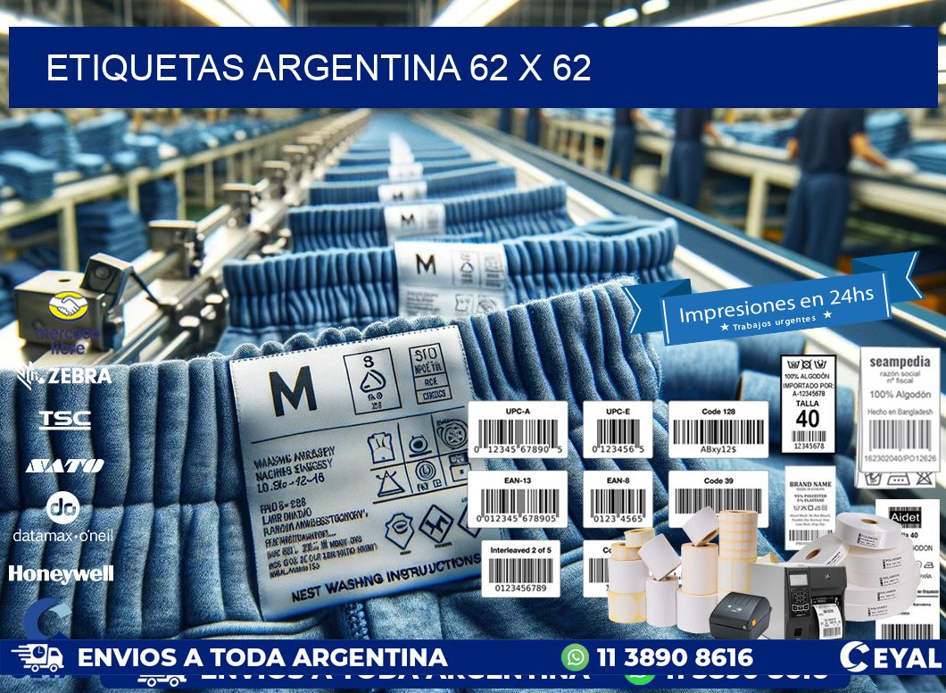 etiquetas argentina 62 x 62