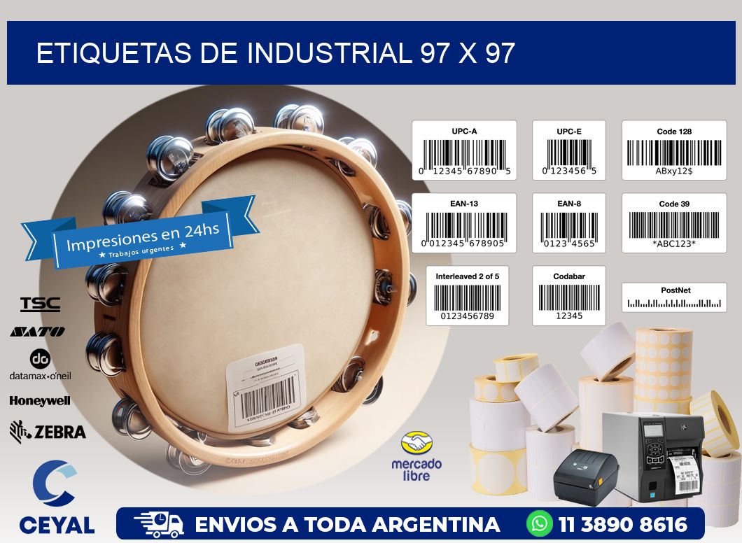 etiquetas de industrial 97 x 97