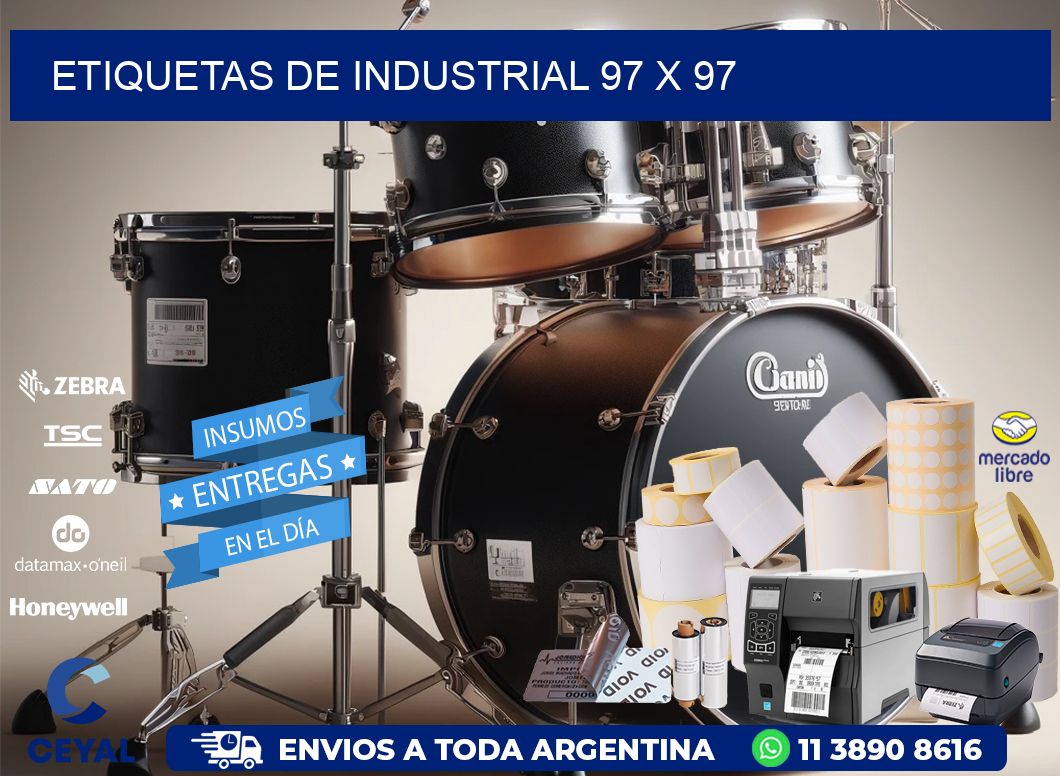 etiquetas de industrial 97 x 97