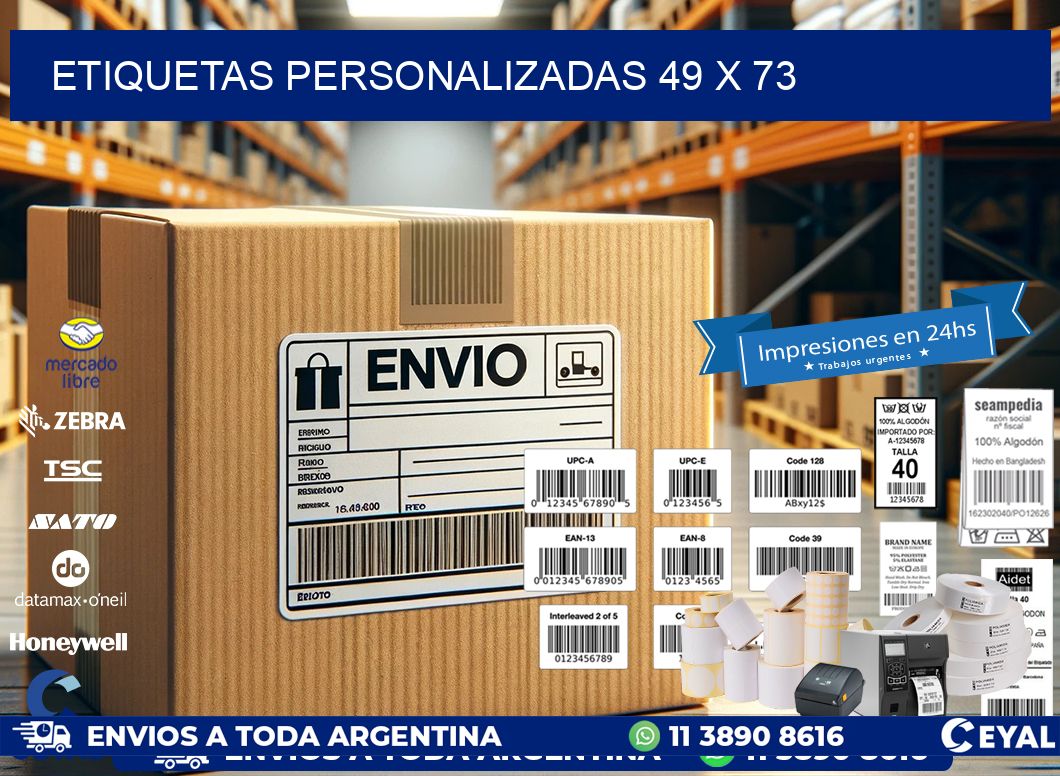 etiquetas personalizadas 49 x 73