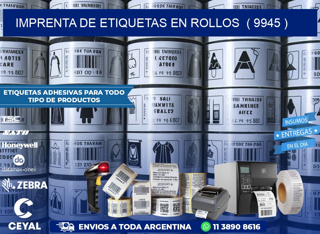 imprenta de etiquetas en rollos  ( 9945 )