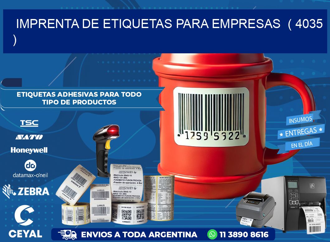 imprenta de etiquetas para empresas  ( 4035 )