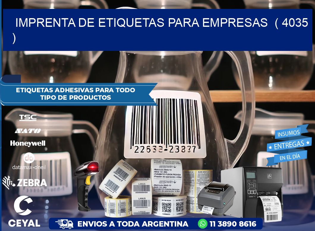 imprenta de etiquetas para empresas  ( 4035 )