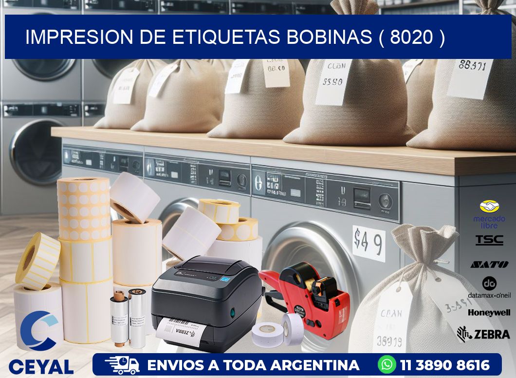 impresion de etiquetas bobinas ( 8020 )