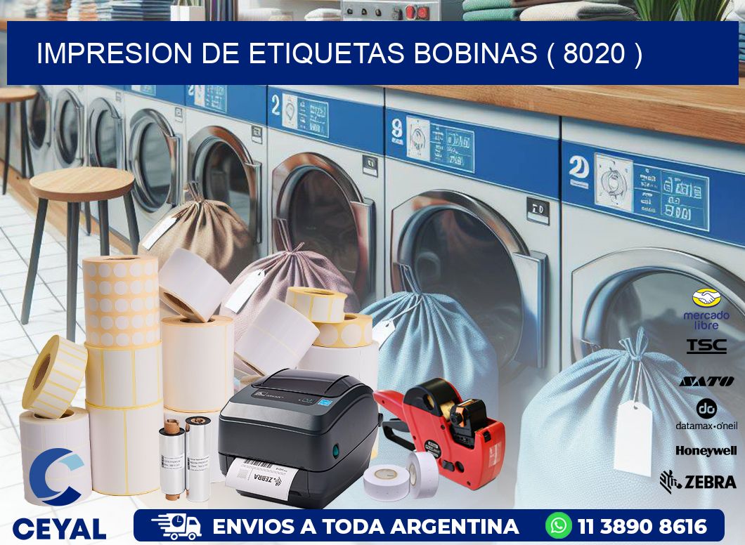 impresion de etiquetas bobinas ( 8020 )