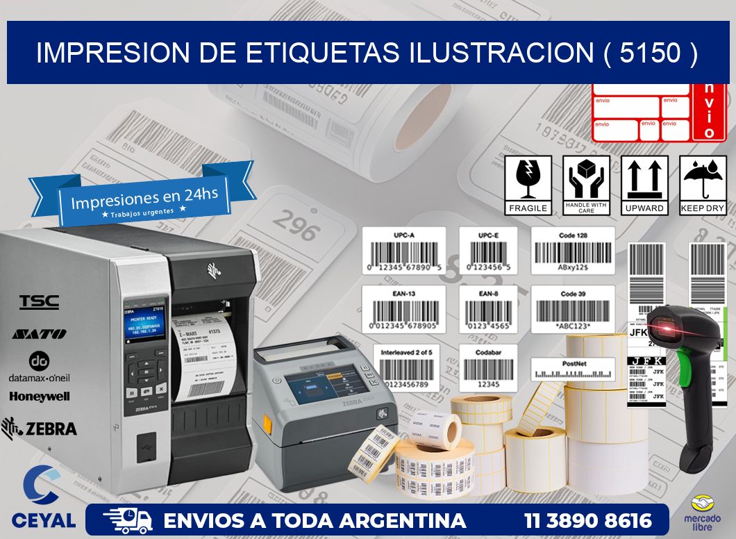 impresion de etiquetas ilustracion ( 5150 )