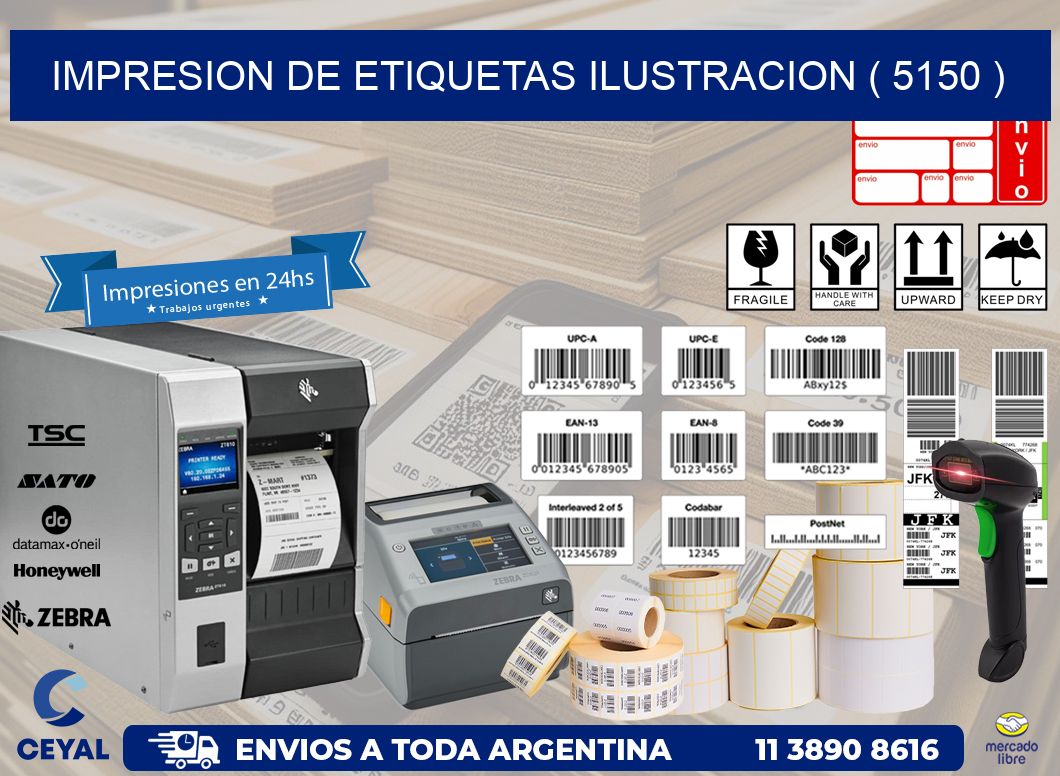 impresion de etiquetas ilustracion ( 5150 )