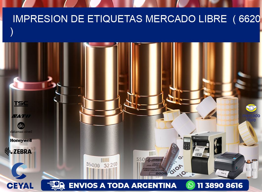 impresion de etiquetas mercado libre  ( 6620 )