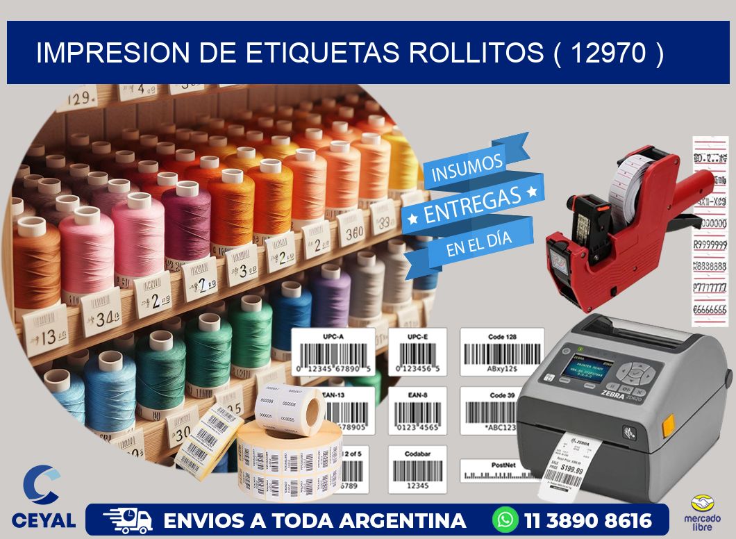 impresion de etiquetas rollitos ( 12970 )
