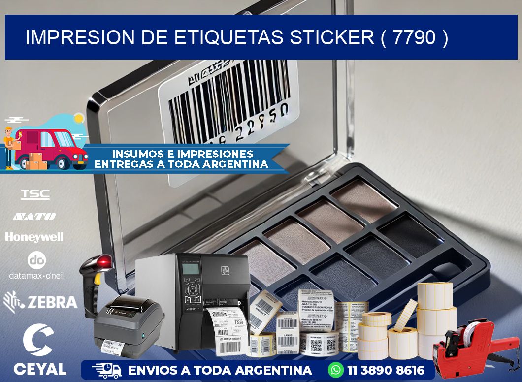 impresion de etiquetas sticker ( 7790 )