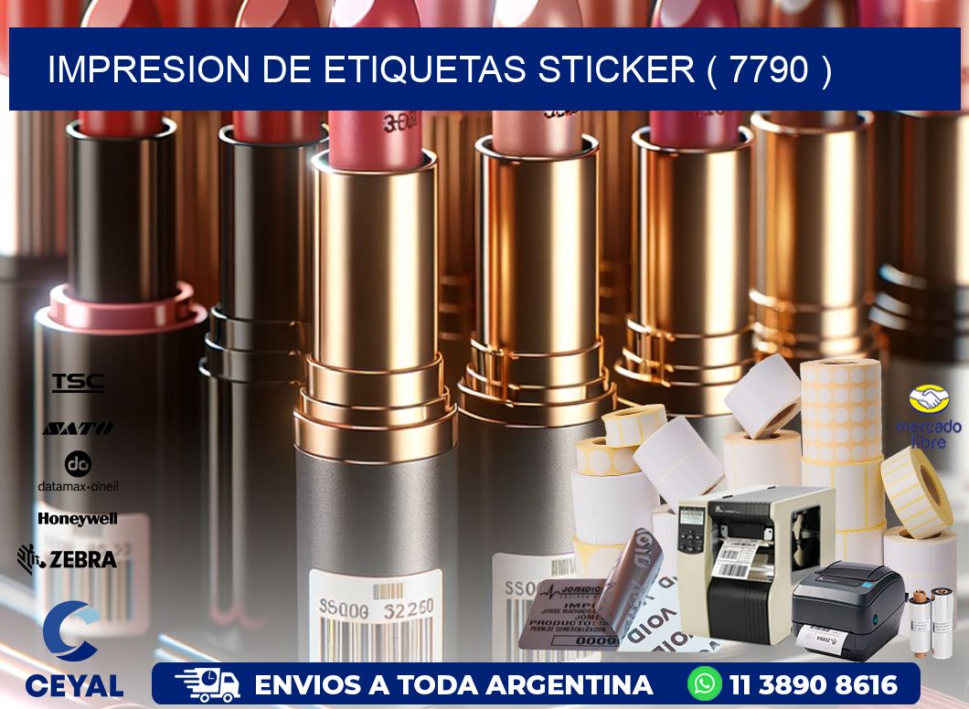 impresion de etiquetas sticker ( 7790 )