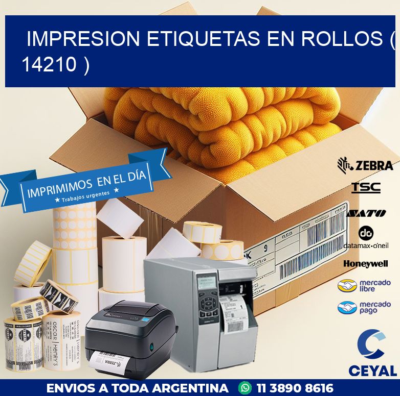 impresion etiquetas en rollos ( 14210 )