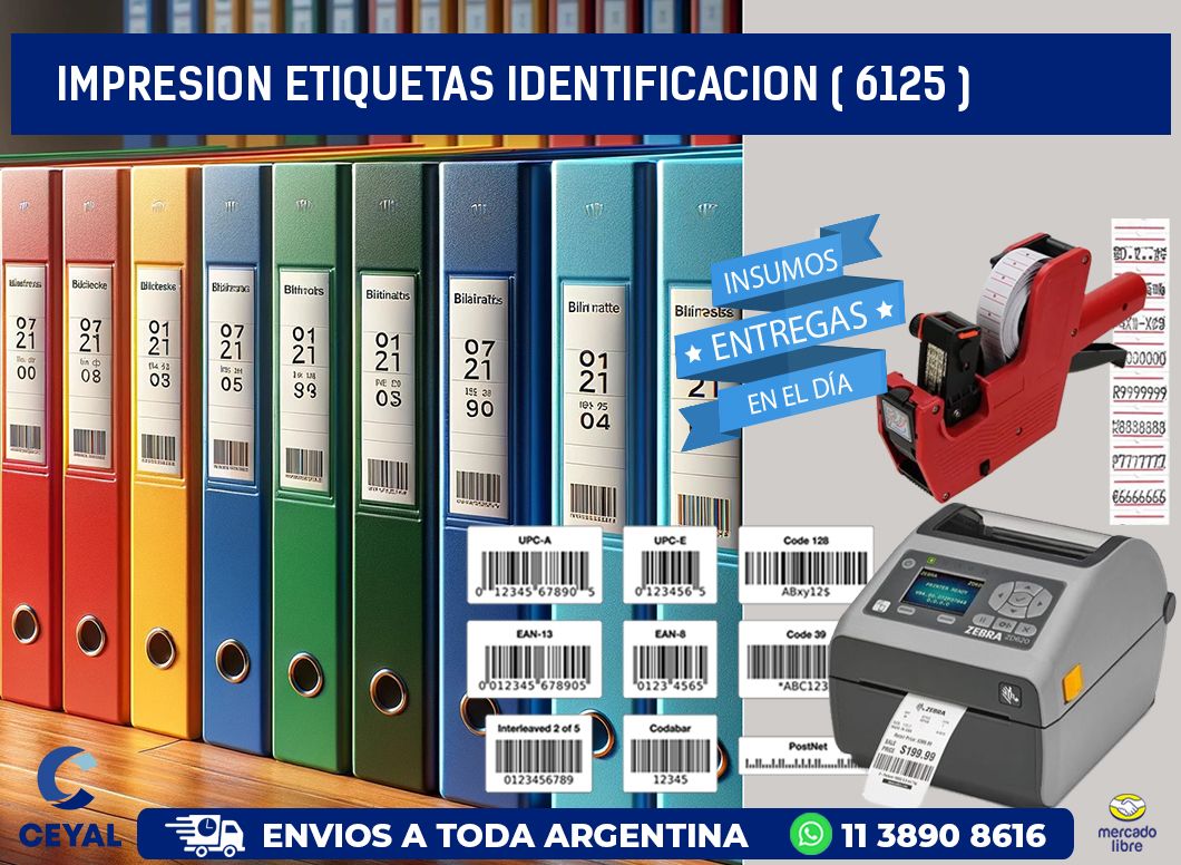 impresion etiquetas identificacion ( 6125 )