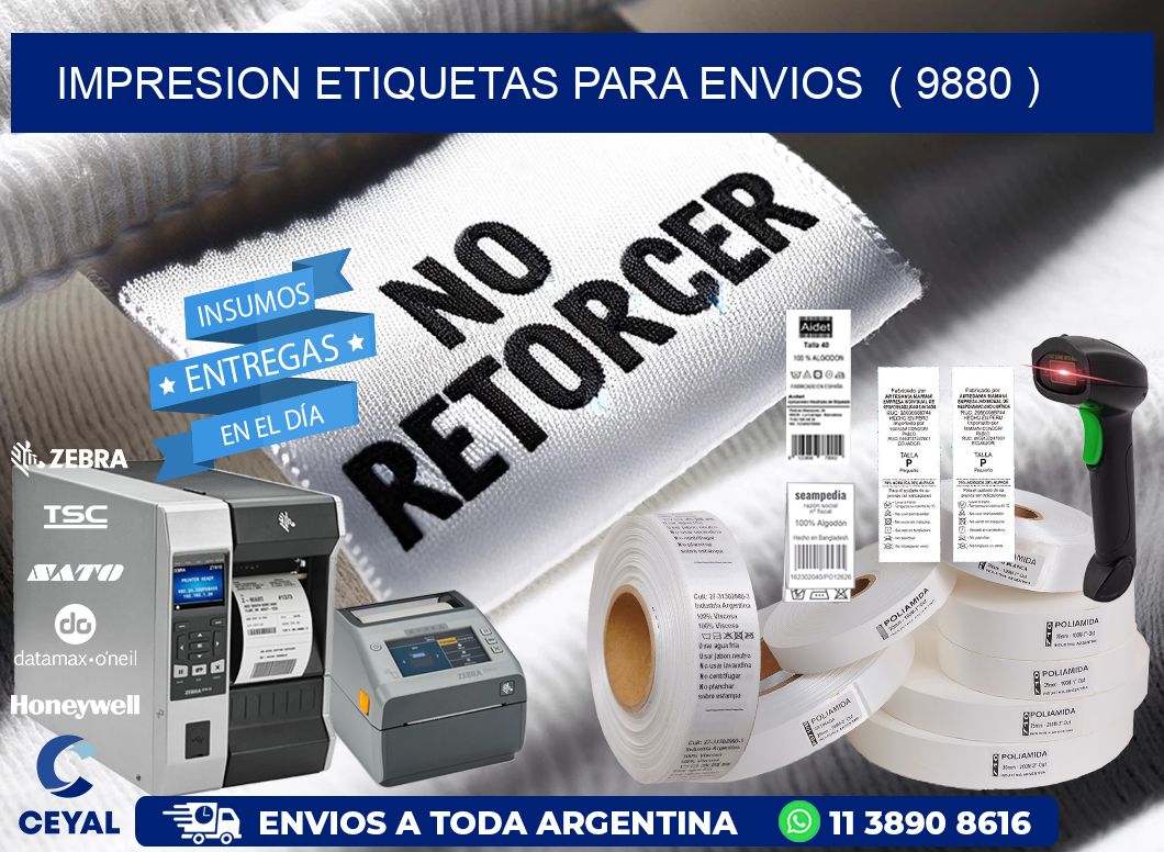 impresion etiquetas para envios  ( 9880 )