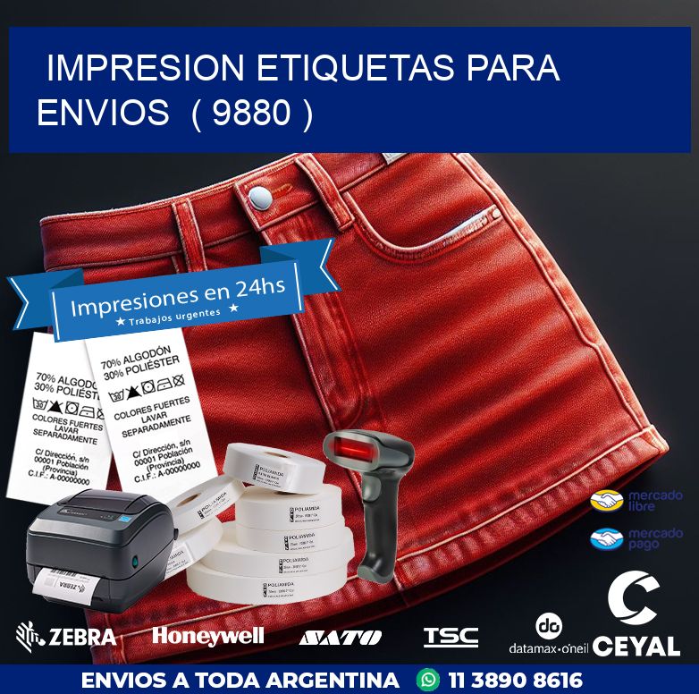 impresion etiquetas para envios  ( 9880 )
