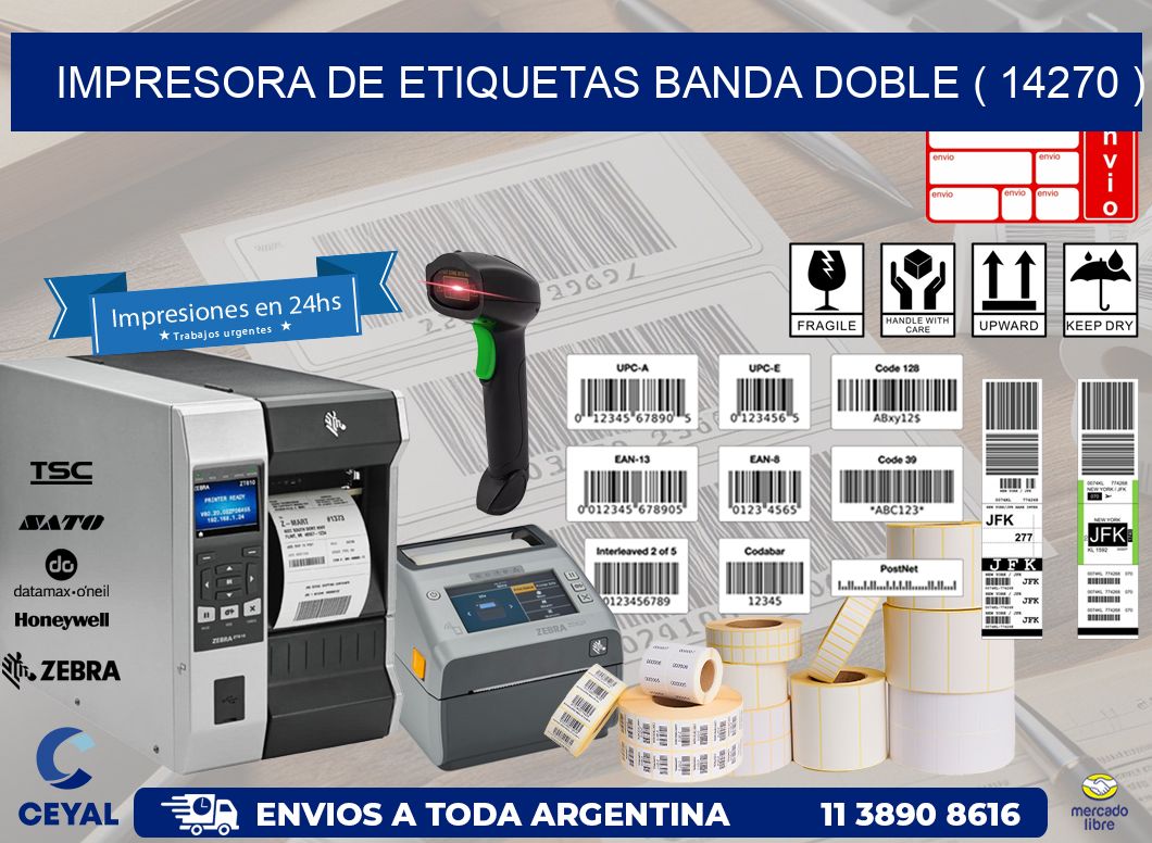 impresora de etiquetas banda doble ( 14270 )