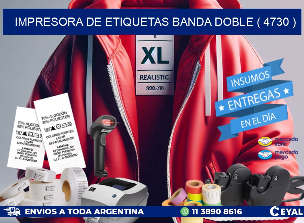 impresora de etiquetas banda doble ( 4730 )