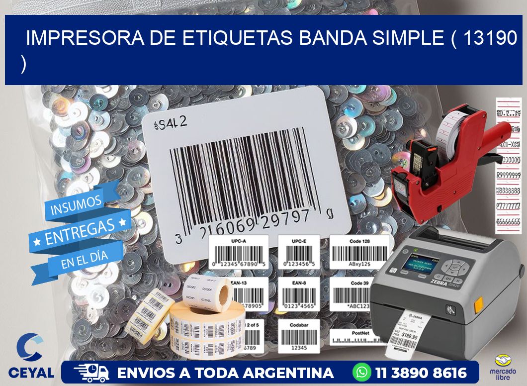 impresora de etiquetas banda simple ( 13190 )
