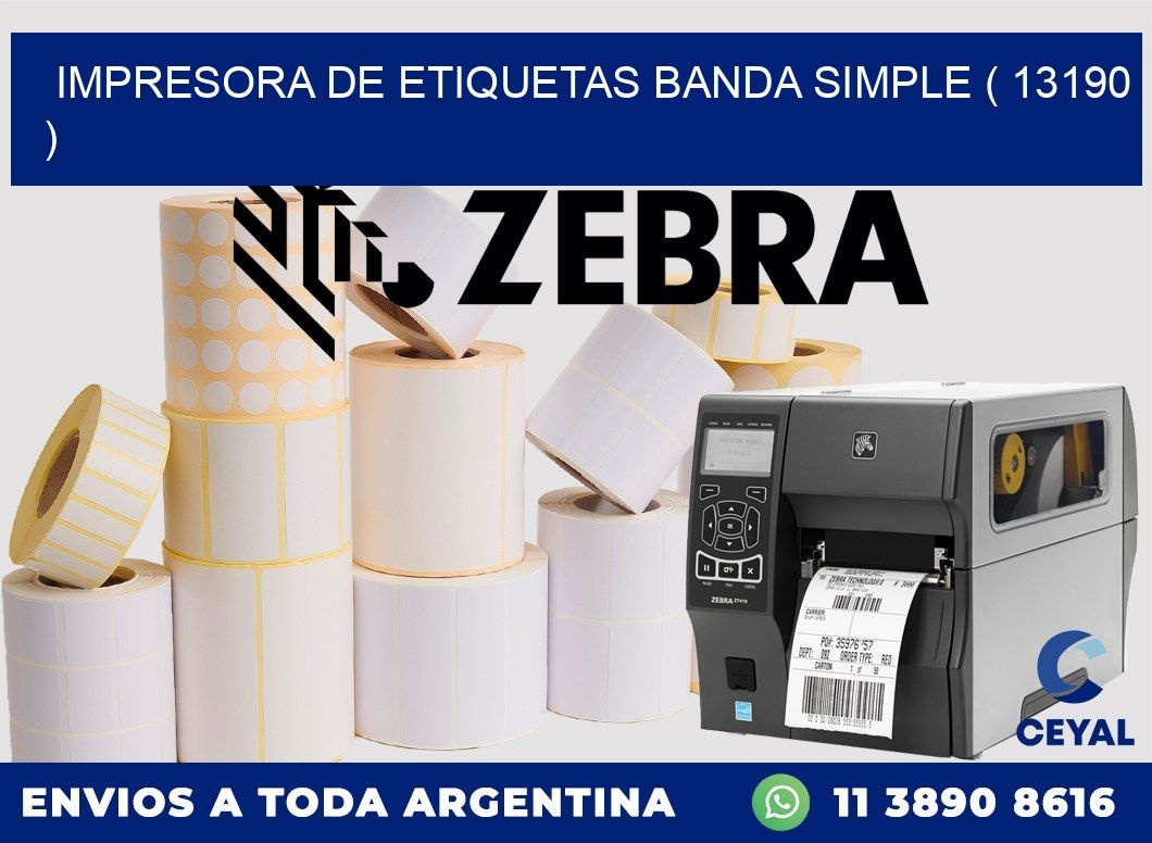 impresora de etiquetas banda simple ( 13190 )