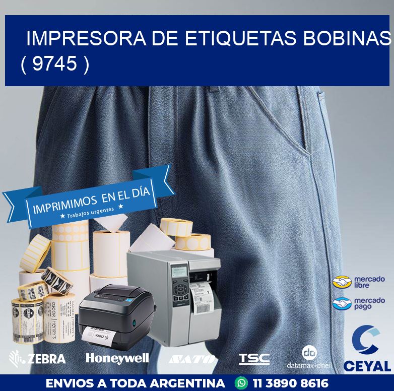 impresora de etiquetas bobinas ( 9745 )