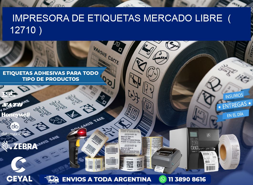 impresora de etiquetas mercado libre  ( 12710 )