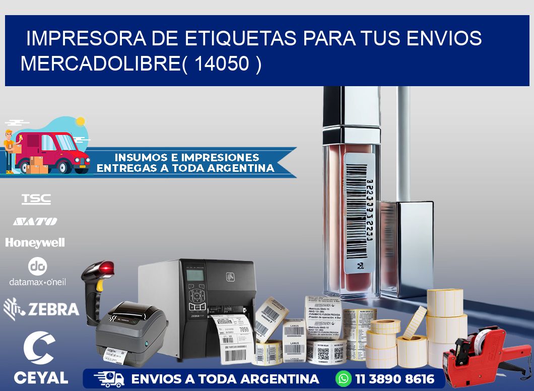 impresora de etiquetas para tus envios mercadolibre( 14050 )