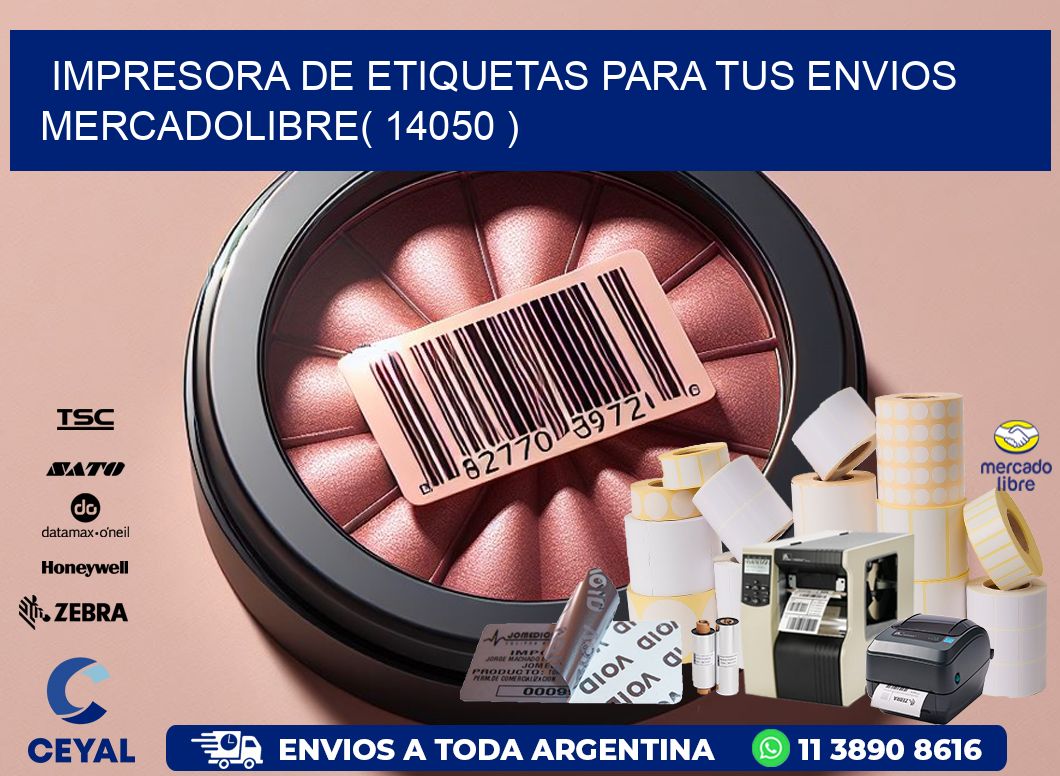 impresora de etiquetas para tus envios mercadolibre( 14050 )