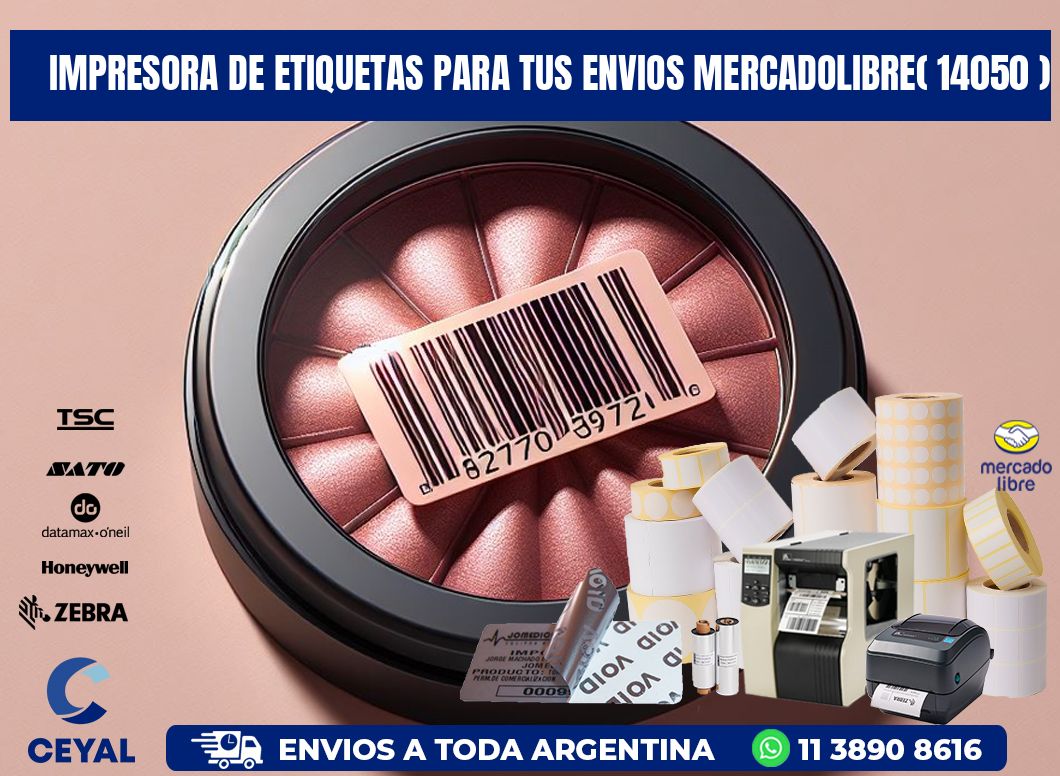 impresora de etiquetas para tus envios mercadolibre( 14050 )