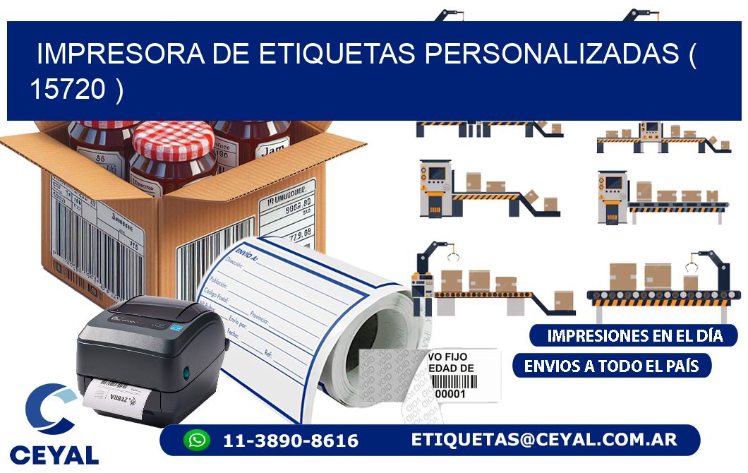impresora de etiquetas personalizadas ( 15720 )