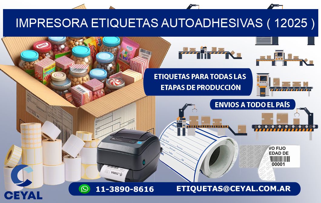 impresora etiquetas autoadhesivas ( 12025 )