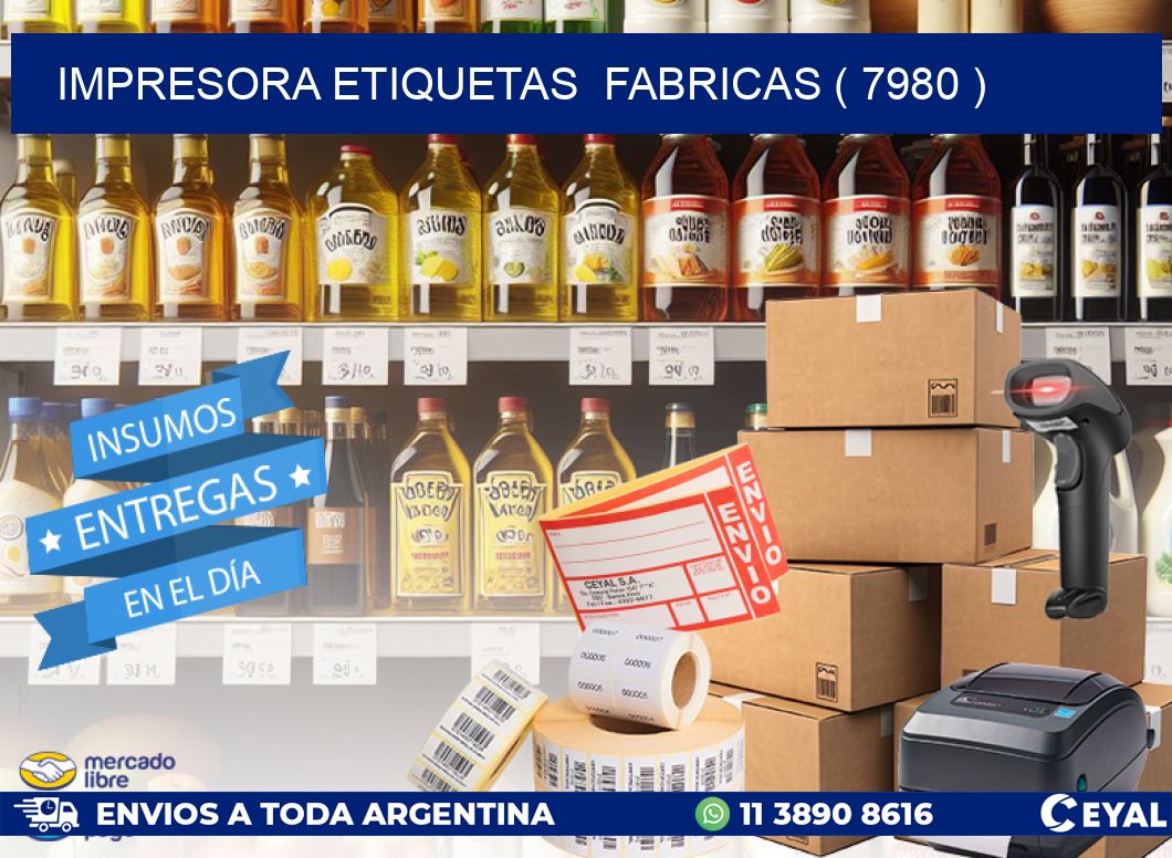 impresora etiquetas  fabricas ( 7980 )