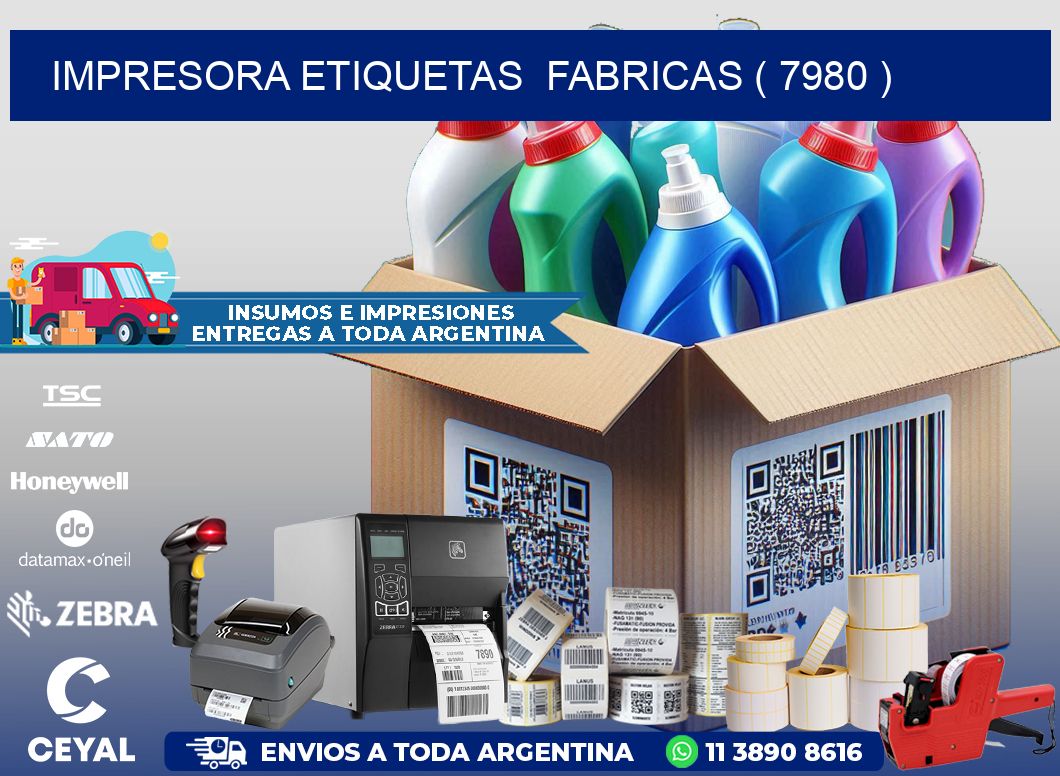 impresora etiquetas  fabricas ( 7980 )