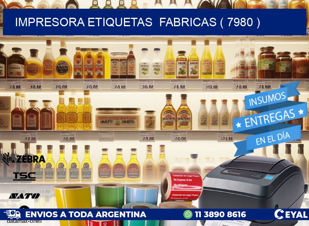 impresora etiquetas  fabricas ( 7980 )