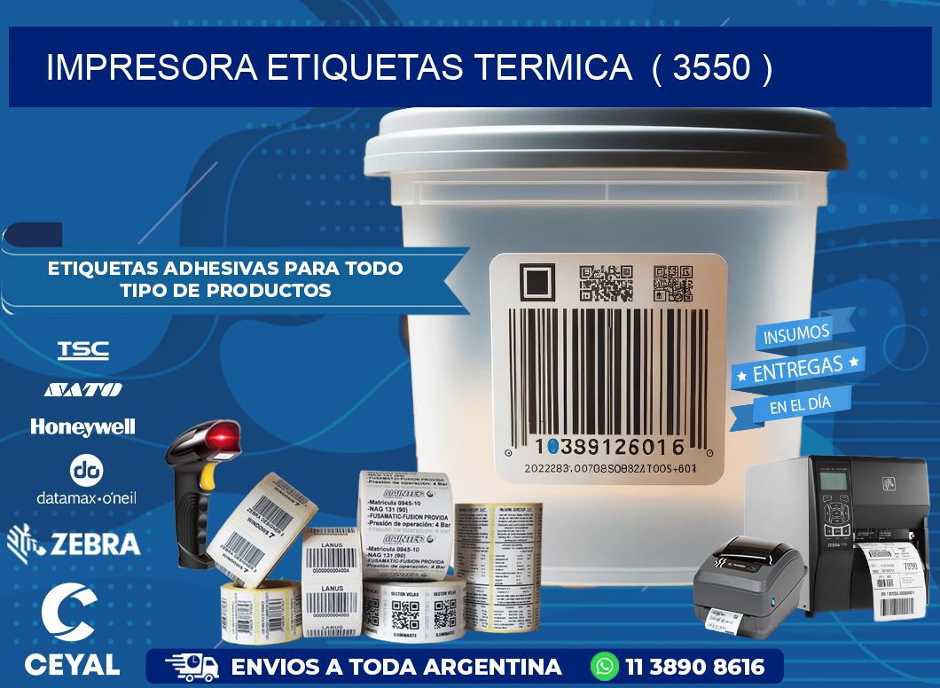 impresora etiquetas termica  ( 3550 )