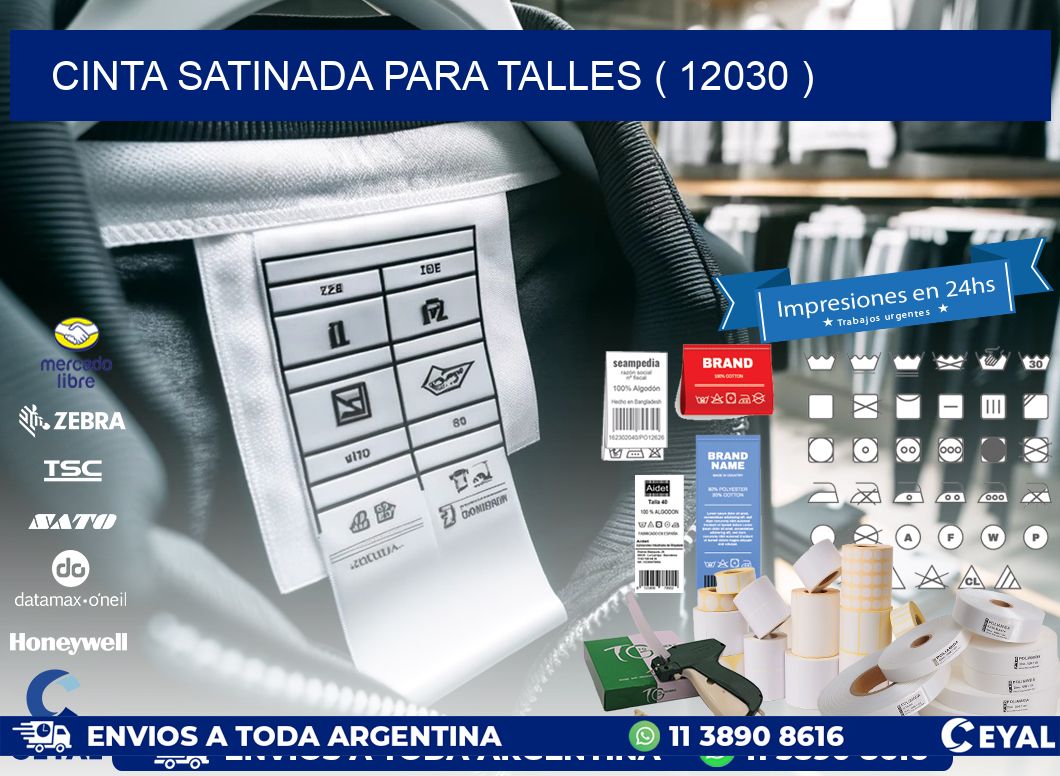 CINTA SATINADA PARA TALLES ( 12030 )